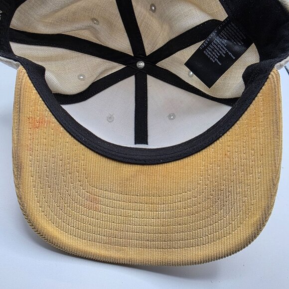 Brixton Oath III Snapback Hat Gray Yellow Adjustable Casual Outdoors Going Out - Picture 8 of 10